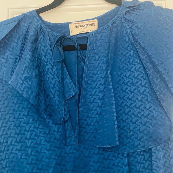 NWT Zadig & Voltaire Racky Jac Silk Midi Dress - Picture 11 of 15